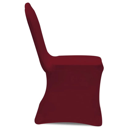 Chair Cover Stretch Burgundy 30 pcs