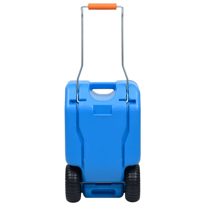 Wheeled Water Tank for Camping 25 L Blue