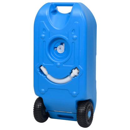 Wheeled Water Tank for Camping 40 L Blue