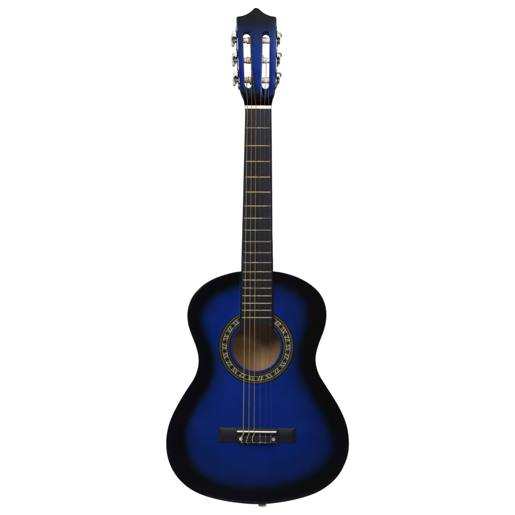 Classical Guitar for Beginner and Kids Blue 1/2 34"