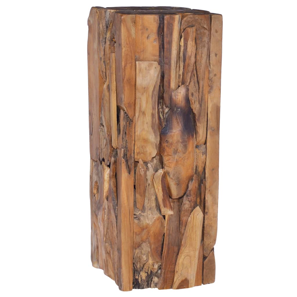 Side Table 30x30x80 cm Solid Teak Wood