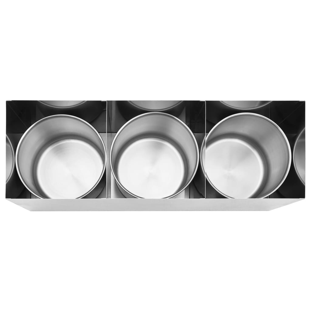 Sauce Dispenser Stainless Steel 3 x 3.5 L