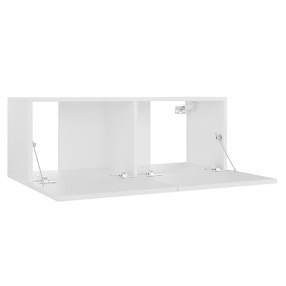 TV Cabinet White 80x30x30 cm Engineered Wood