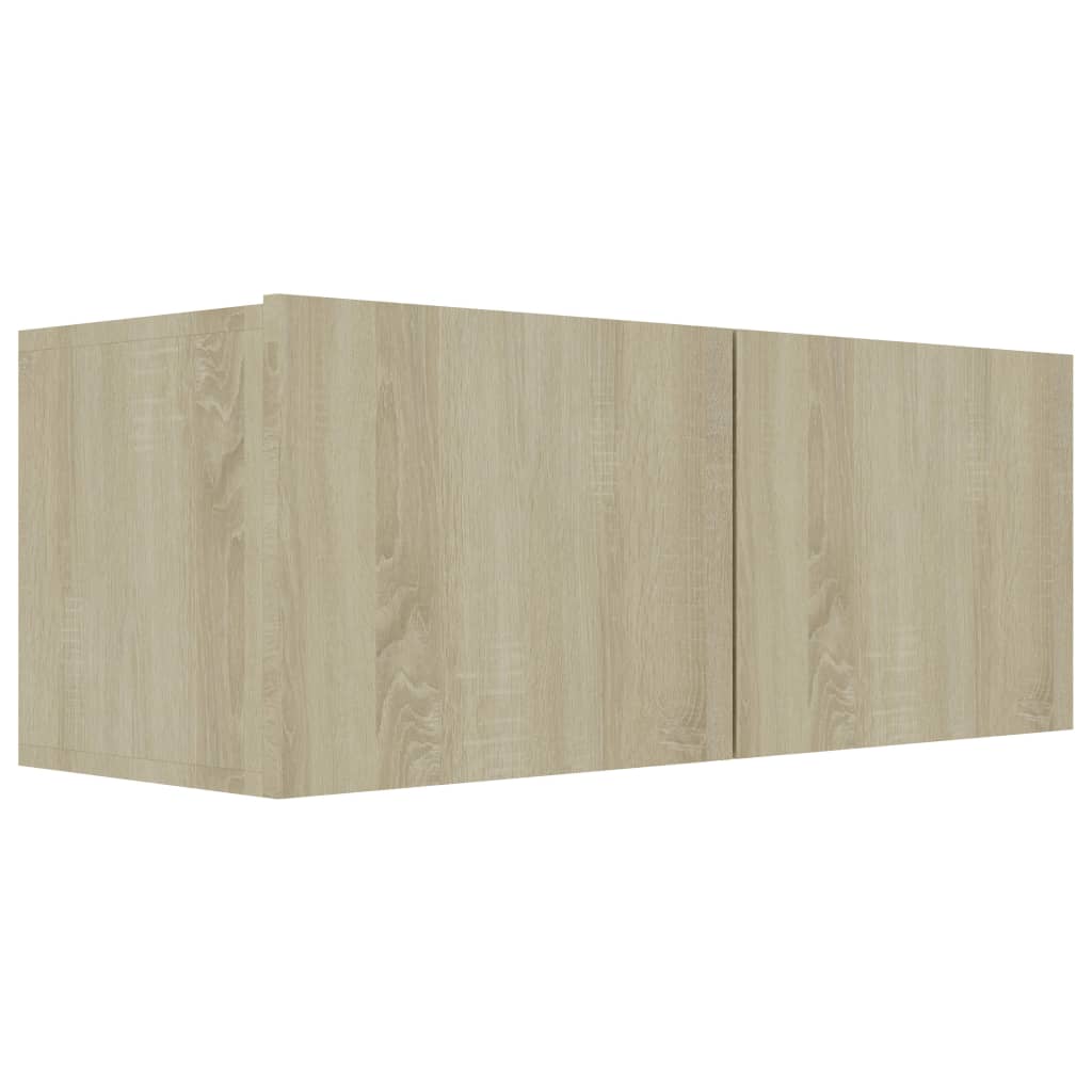 TV Cabinet Sonoma Oak 80x30x30 cm Engineered Wood