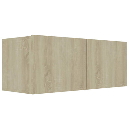 TV Cabinet Sonoma Oak 80x30x30 cm Engineered Wood