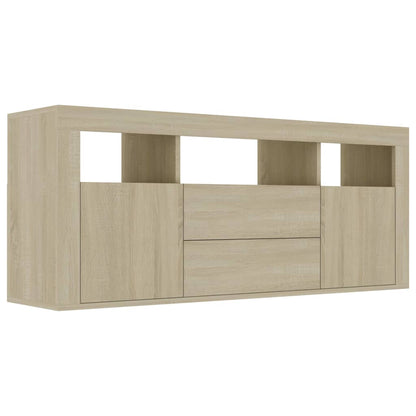 TV Cabinet Sonoma Oak 120x30x50 cm Engineered Wood