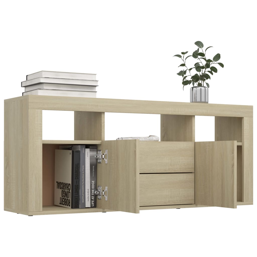 TV Cabinet Sonoma Oak 120x30x50 cm Engineered Wood