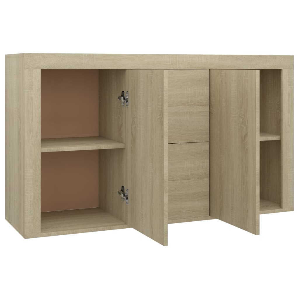 Sideboard Sonoma Oak 120x36x69 cm Engineered Wood