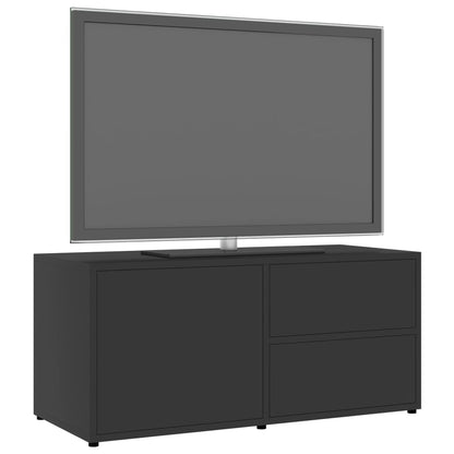 TV Cabinet Grey 80x34x36 cm Engineered Wood