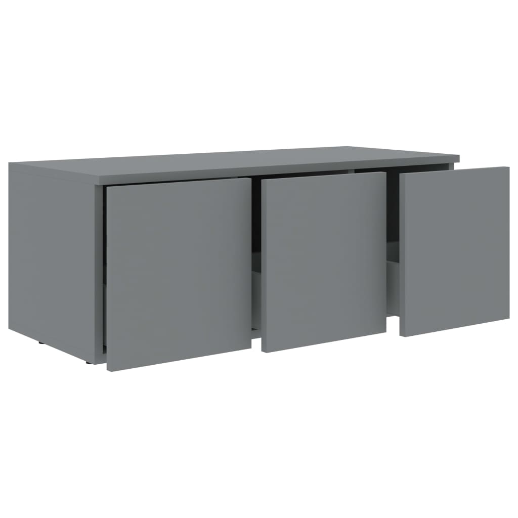 TV Cabinet Grey 80x34x30 cm Engineered Wood