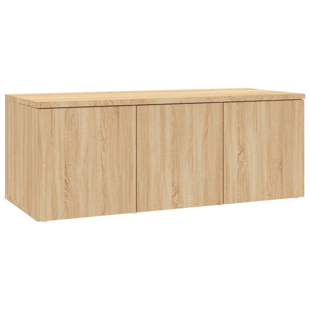 TV Cabinet Sonoma Oak 80x34x30 cm Engineered Wood