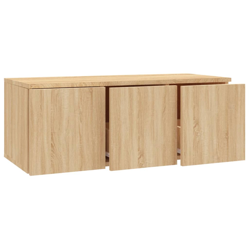 TV Cabinet Sonoma Oak 80x34x30 cm Engineered Wood