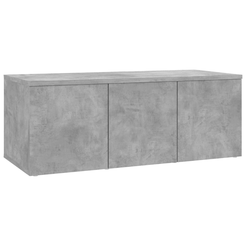 TV Cabinet Concrete Grey 80x34x30 cm Engineered Wood