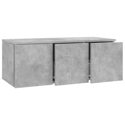 TV Cabinet Concrete Grey 80x34x30 cm Engineered Wood