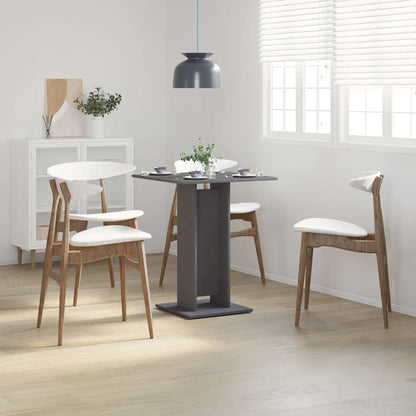 Bistro Table Grey 60x60x75 cm Engineered Wood