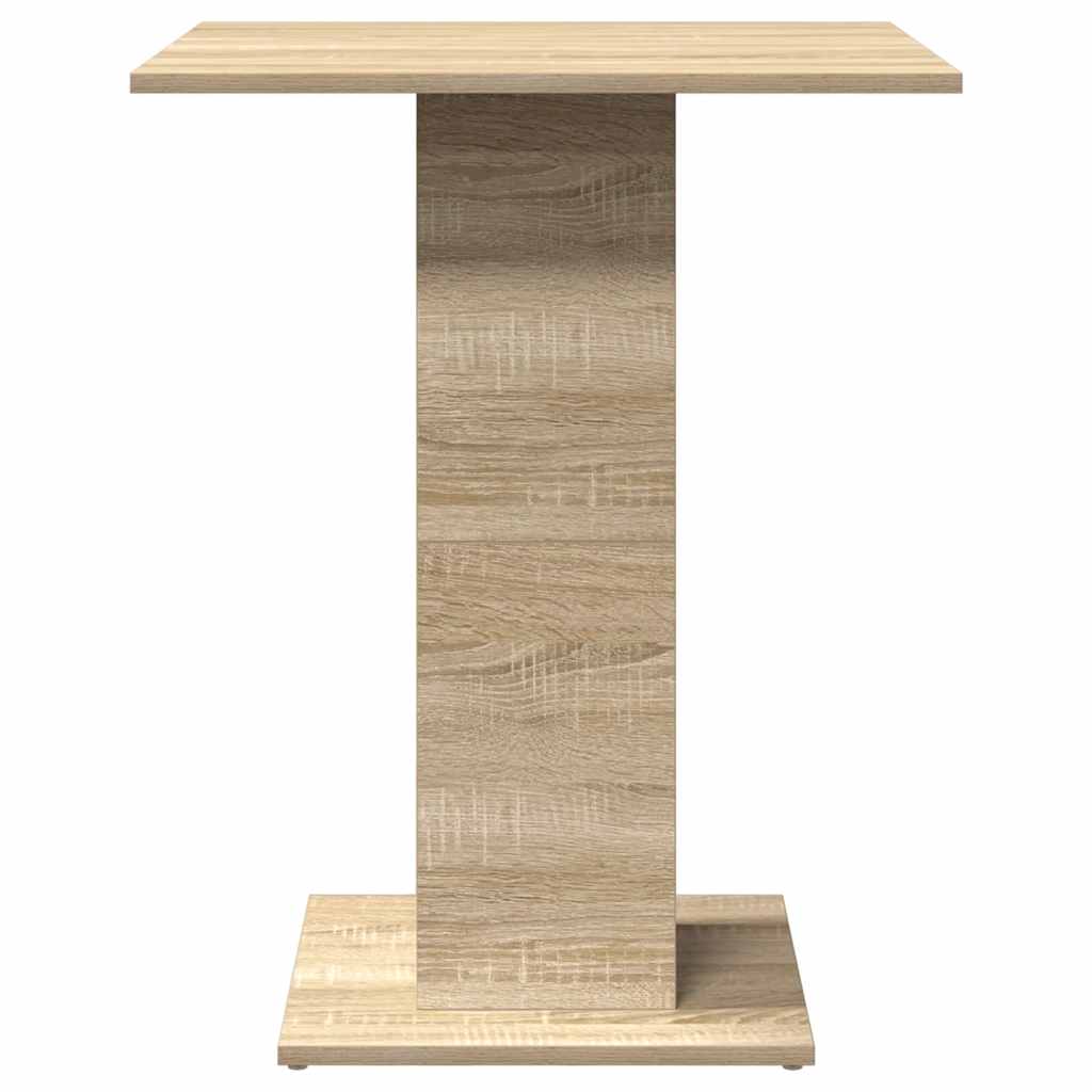 Bistro Table Sonoma Oak 60x60x75 cm Engineered Wood