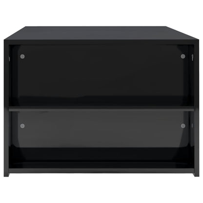 Coffee Table High Gloss Black 100x60x42 cm Engineered Wood