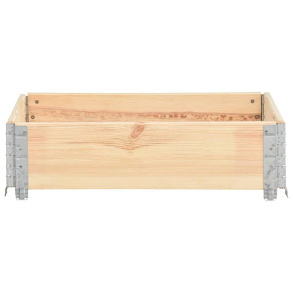 Pallet Collar 60x80 cm Solid Pine Wood