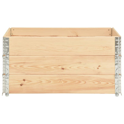 Pallet Collars 3 pcs 80x120 cm Solid Pine Wood