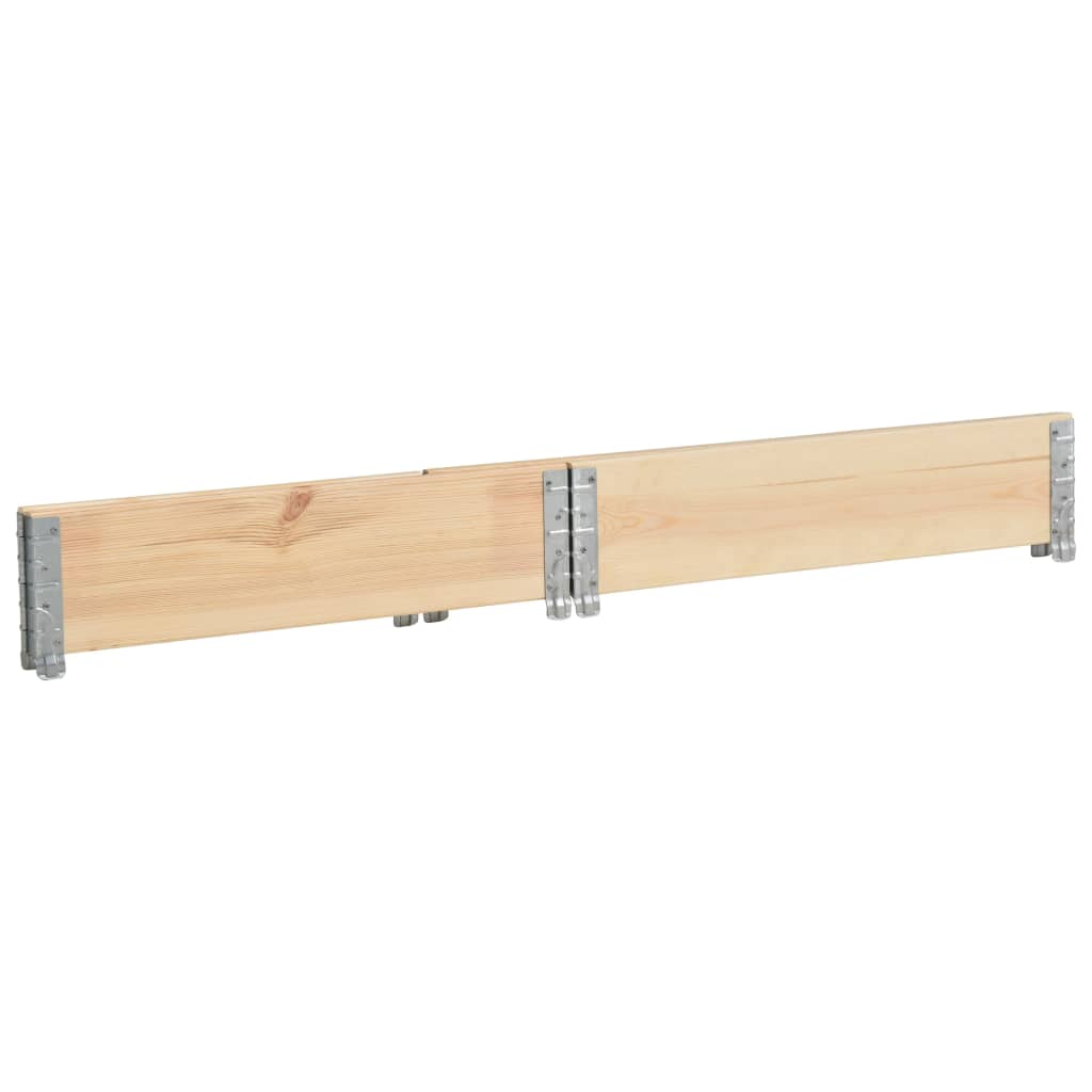 Pallet Collar 100x100 cm Solid Pine Wood