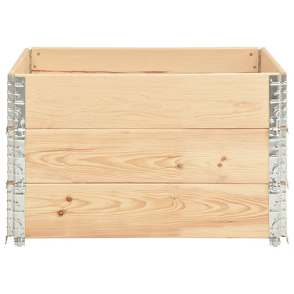 Pallet Collars 3 pcs 100x100 cm Solid Pine Wood