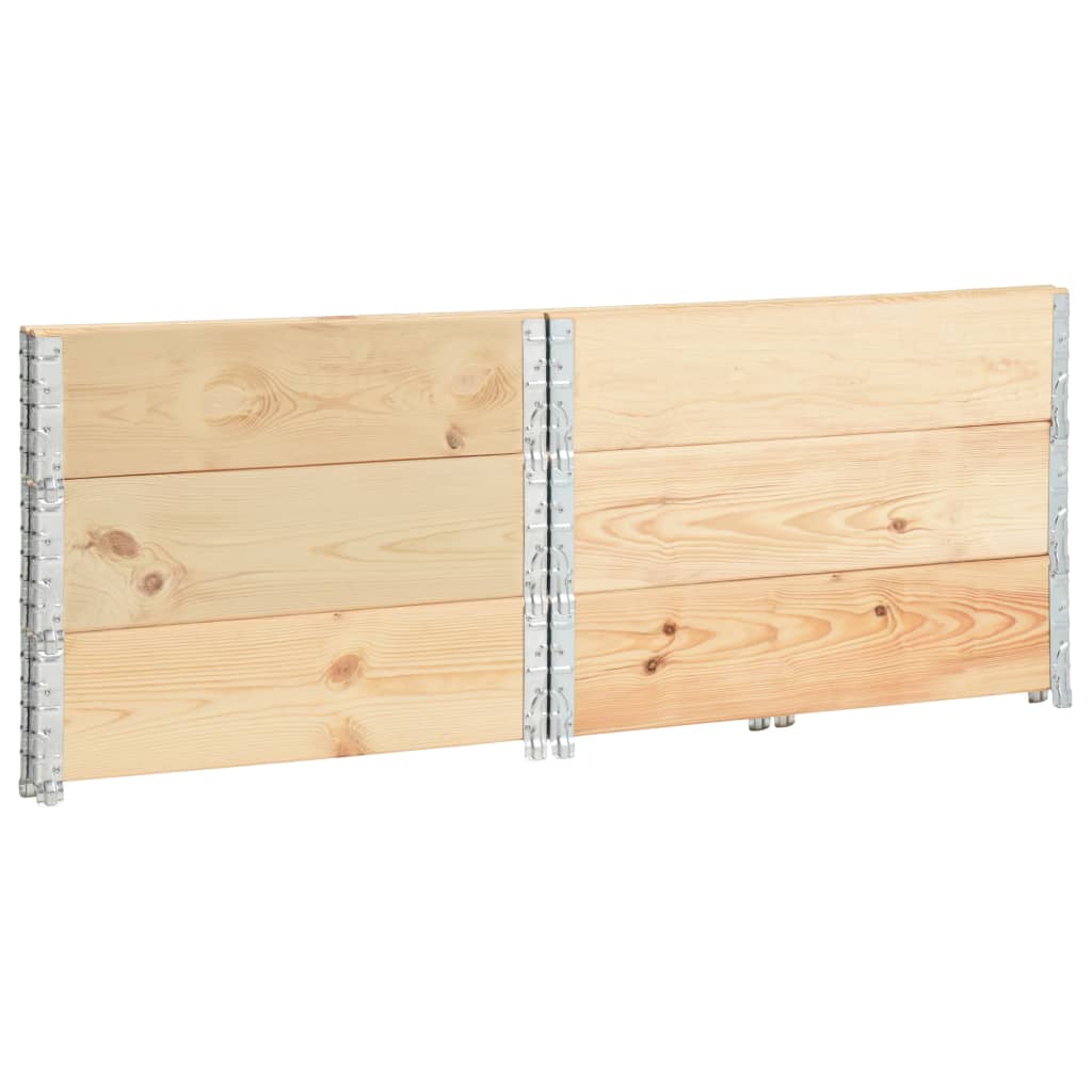 Pallet Collars 3 pcs 100x100 cm Solid Pine Wood