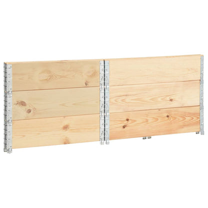 Pallet Collars 3 pcs 100x100 cm Solid Pine Wood