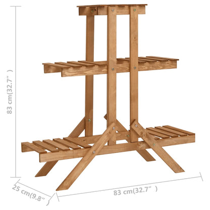 Plant Stand 83x25x83 cm Firwood