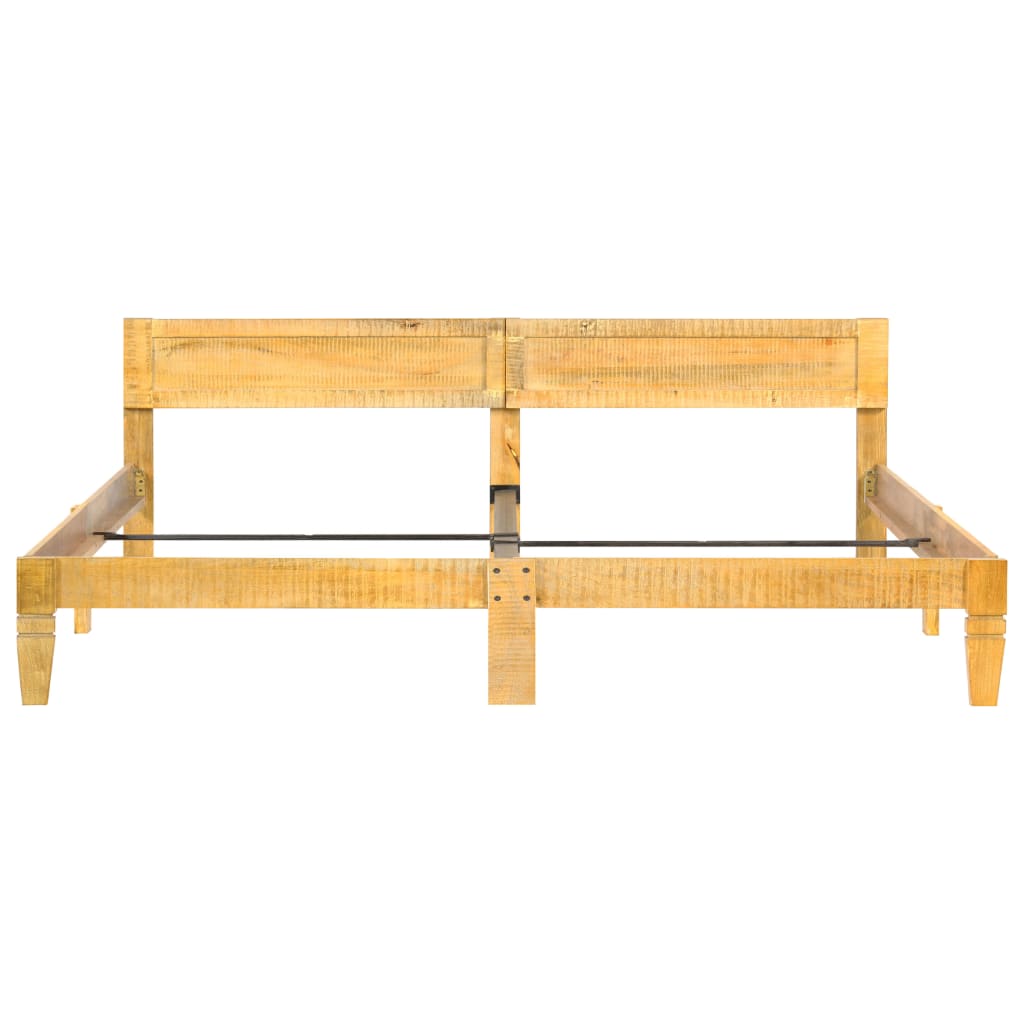 Bed Frame without Mattress Solid Mango Wood 200 cm