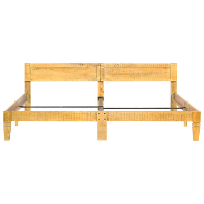 Bed Frame without Mattress Solid Mango Wood 200 cm