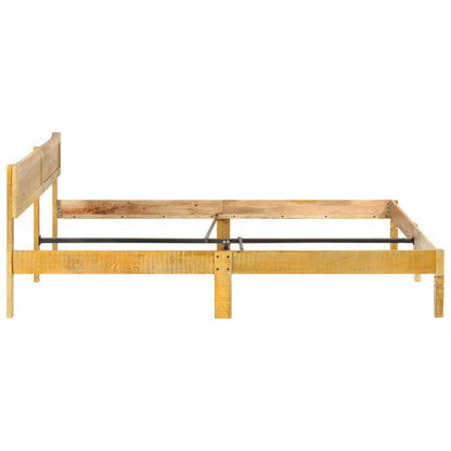 Bed Frame without Mattress Solid Mango Wood 200 cm