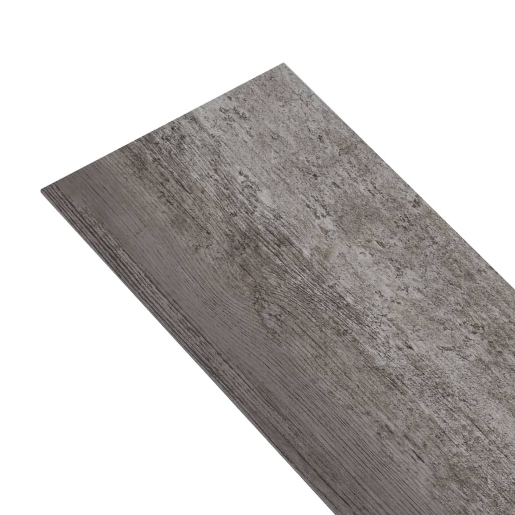 Non Self-adhesive PVC Flooring Planks 5.26 m² 2 mm Striped Wood