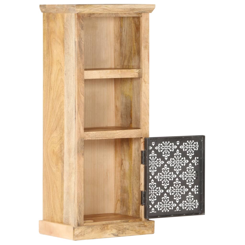 Highboard with Door 45x32x110 cm Solid Mango Wood