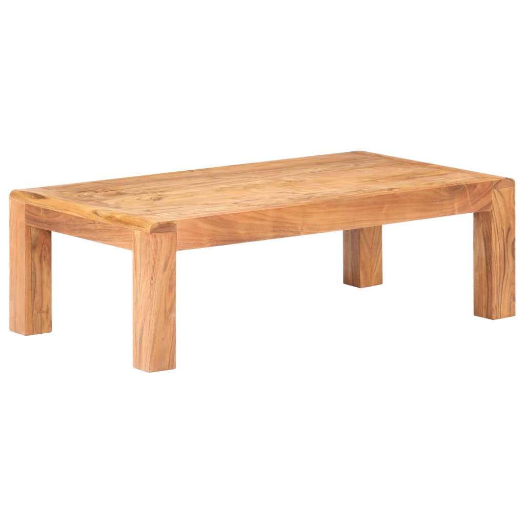 Coffee Table 110x60x35 cm Solid Acacia Wood in Honey Finish