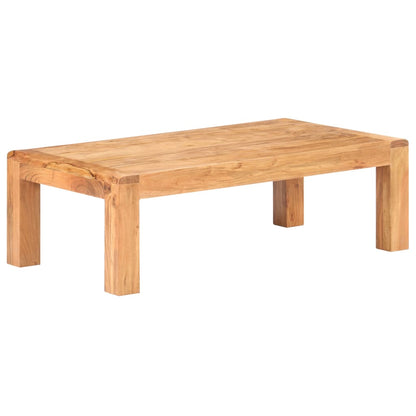 Coffee Table 110x60x35 cm Solid Acacia Wood in Honey Finish