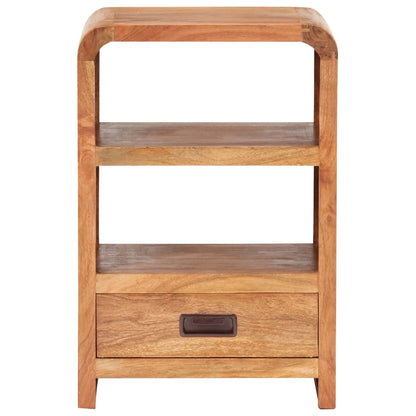 Bedside Table 40x30x60 cm Solid Acacia Wood Honey Finish