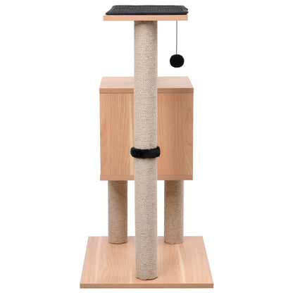 Cat Tree with Sisal Scratching Mat 82 cm