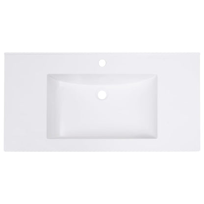 Built-in Wash Basin 750x460x130 mm SMC White