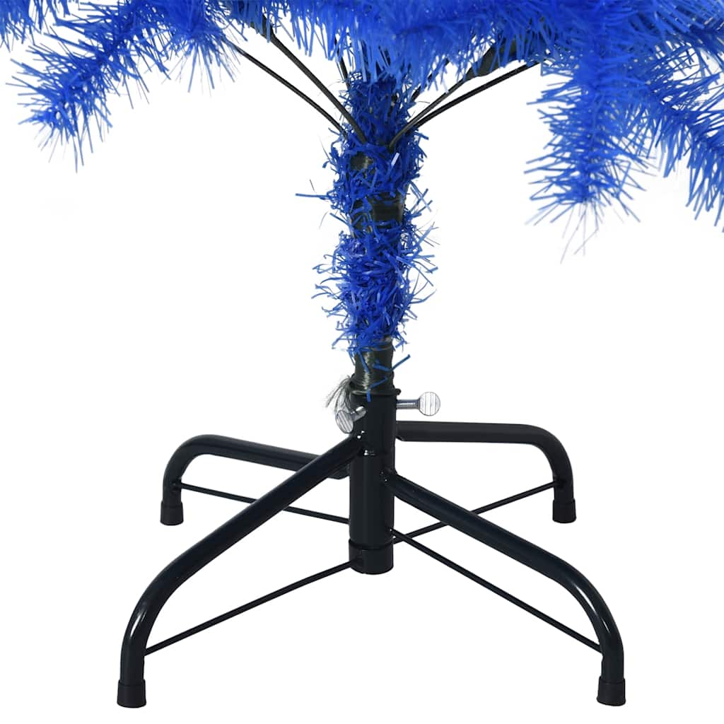 Artificial Christmas Tree with Stand Blue 150 cm PVC