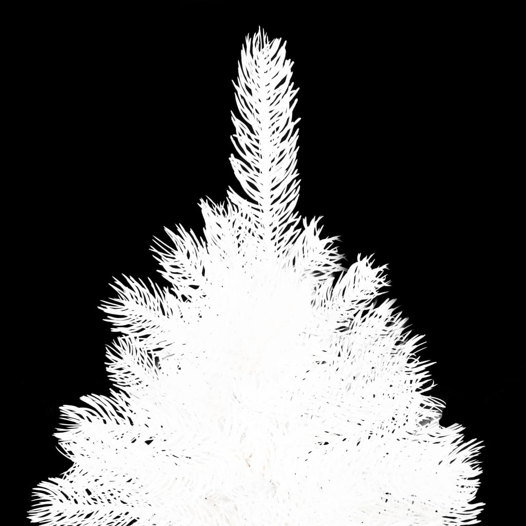 Artificial Christmas Tree Lifelike Needles White 180 cm