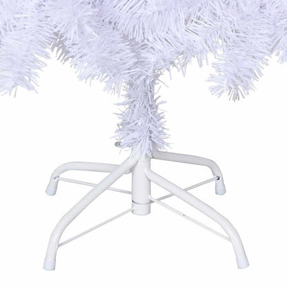 Artificial Christmas Tree with Thick Branches White 150 cm PVC