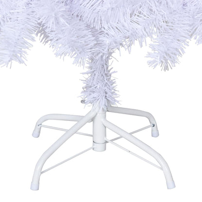 Artificial Christmas Tree with Thick Branches White 240 cm PVC