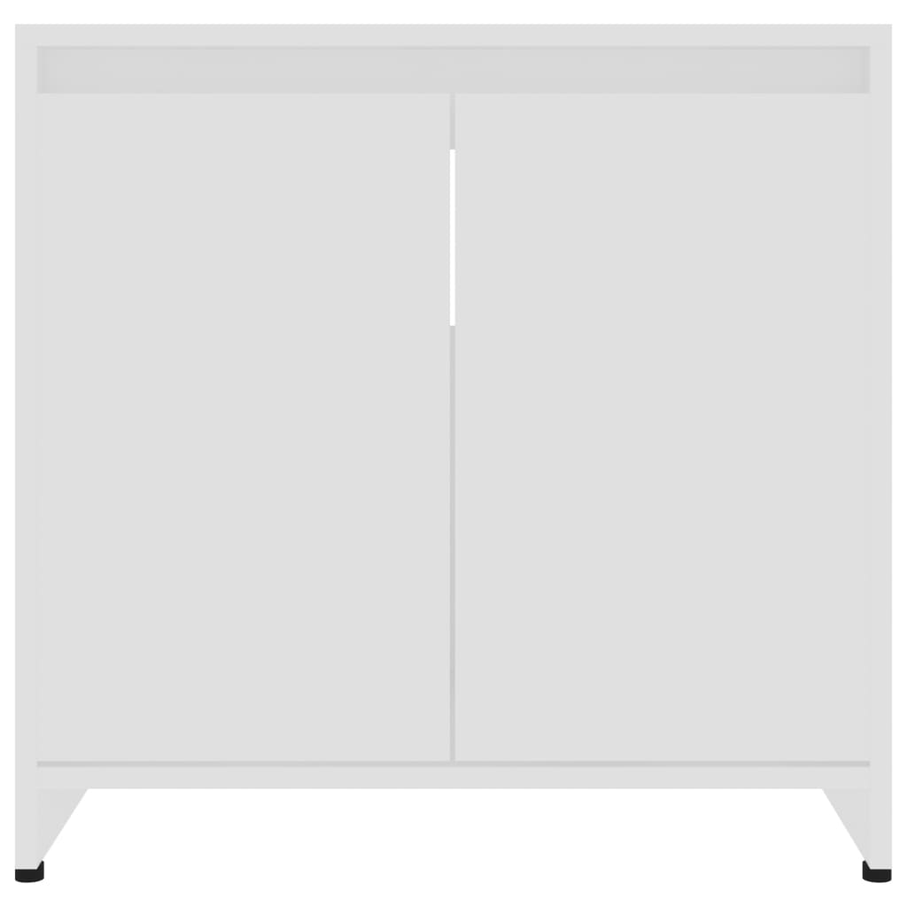 Bathroom Cabinet White 60x33x61 cm Engineered Wood