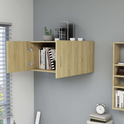 Wall Mounted Cabinet Sonoma Oak 80x39x40 cm Engineered Wood