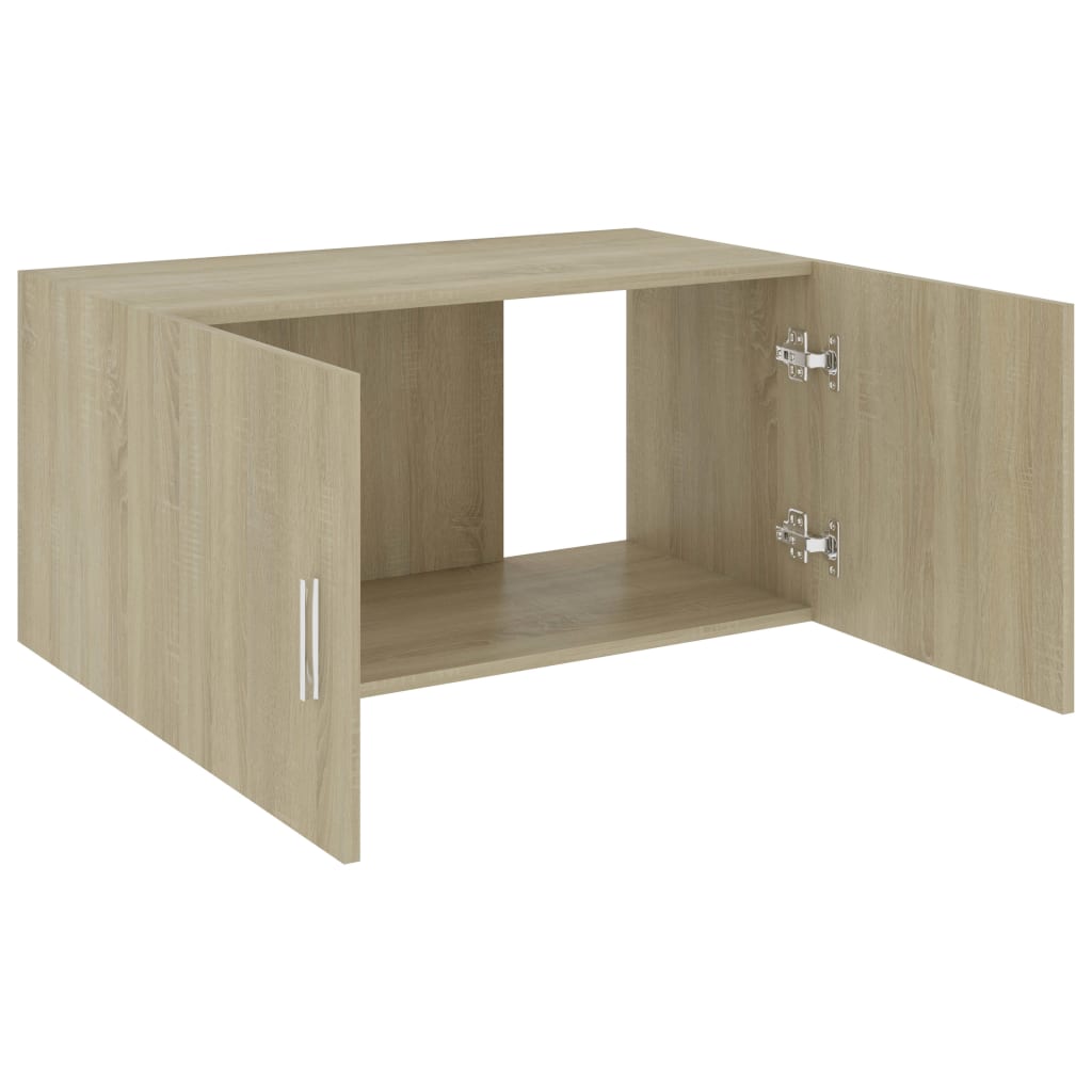 Wall Mounted Cabinet Sonoma Oak 80x39x40 cm Engineered Wood