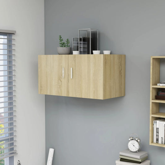 Wall Mounted Cabinet Sonoma Oak 80x39x40 cm Engineered Wood