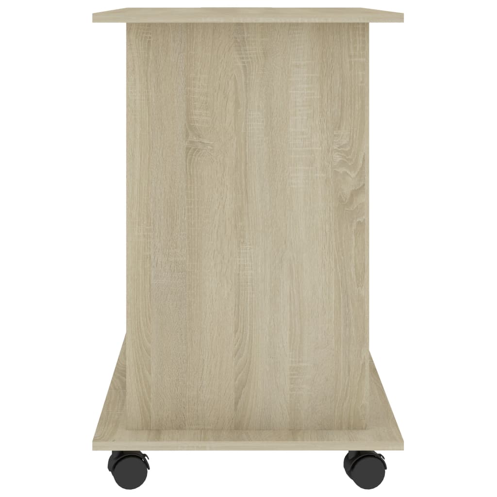 Computer Desk Sonoma Oak 80x50x75 cm Engineered Wood