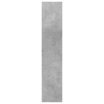 Wall Shelf Concrete Grey 90x16x78 cm Engineered Wood