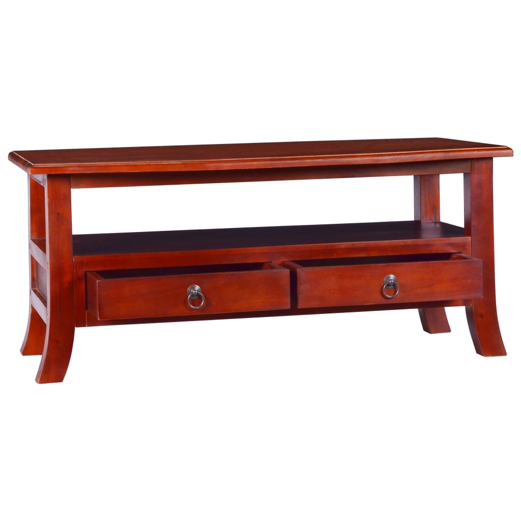 Coffee Table Classical Brown 90x50x40 cm Solid Mahogany Wood