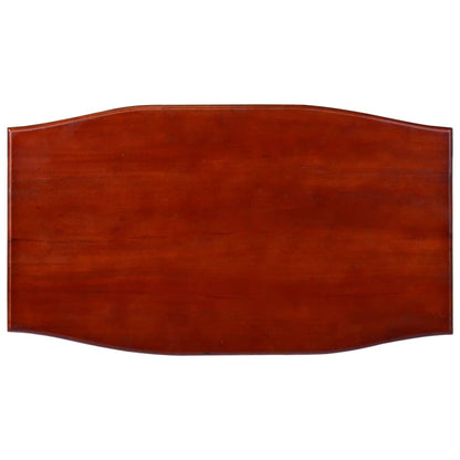 Coffee Table Classical Brown 90x50x40 cm Solid Mahogany Wood